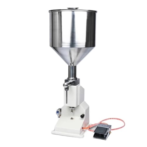 Pneumatische Paste Füllmaschine Edelstahl Honig Tomatensauce Lipgloss Kosmetik Creme Füller Einfach Zu Bedienen(10-100ml) von RFGTHY