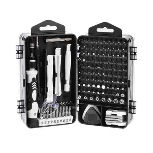 SchraubenschlüSselsatz 138-in-1-Präzisionsschraubendreher-Set, Magnetisches Elektronik-Reparatur-Tool-Kit Mit Etui For Die Reparatur Von Computern, Telefonen Und PCs Breite Anwendung(138 in 1 gray) von RFGTHY
