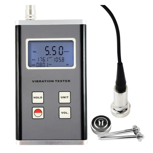Vibrationsmesser, Wegbeschleunigung, Piezoelektrischer Wandler, Digitales LCD-Display, Schwindigkeitsbeschleunigungstester Einfach Zu Bedienen Vibrationsmesser, Wegbeschleunigung, Piezoelektrischer Wandler, Digitales LCD-Display, Schwindigkeitsbeschleunigungstester Einfach Zu Bedienen von RFGTHY