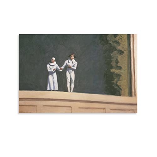 Edward Hopper Poster, Malerei, Kunst, Poster, Malerei, Leinwand, Wandkunst, Wohnzimmer, Poster, Gemälde, 50 x 75 cm von RFME