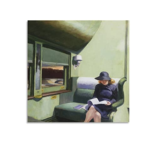 RFME Edward Hopper Malerei Kunstposter Kunstposter Leinwand Malerei Dekor Wanddruck Foto Zuhause Modern Deko Poster 30 x 30 cm von RFME