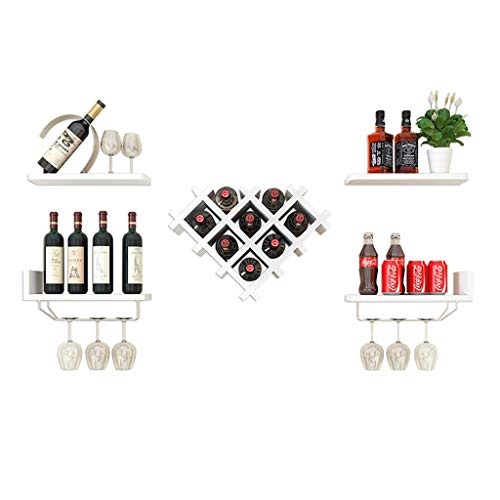 RFSHCIOP Weinschrank Wandmontage Weinregal Hängender Kelchrahmen Display Ständer Weinkeller Bar Regal Mehrere Flaschen Lagerregal RFSHCIOP Weinschrank Wandmontage Weinregal Hängender Kelchrahmen Display Ständer Weinkeller Bar Regal Mehrere Flaschen Lagerregal von RFSHCIOP