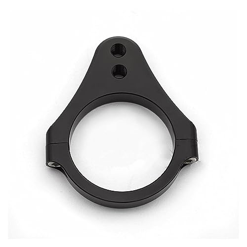 RFSHOP Motorrad Lenkungsdämpfer Für SUZKU 47 48 49 50 51 52 53 54 55 56 58 60 27 28 29 MM Lenkung Dämpfer Stabilisator Klemme Montage Adapter Halterung Stabilisator (Farbe : Black 58mm) von RFSHOP