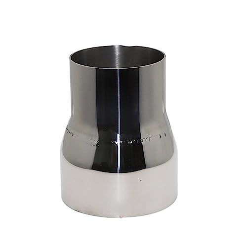 RFSHOP Motorrad Auspuffrohr Universal Mehrere Edelstahl Gerade Adapter Reduzierer Auto Motorrad Auspuff Schalldämpfer Pipeline Geschweißte Rohr Auspuff Schalldämpfer (Größe : O.D 48mm-63mm) von RFSHOP