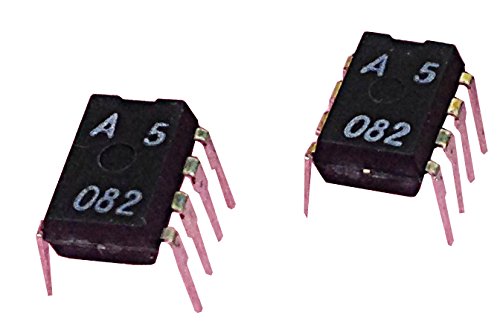 20 Stück B082D = TL082CN = TL082CP J-FET DUAL OPERATIONAL AMPLIFIER DIP8 082 von RFT