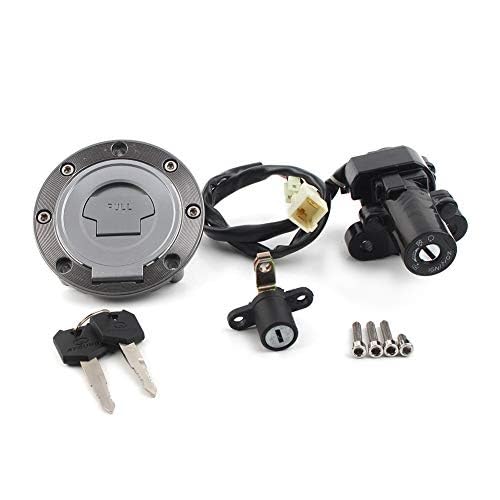 RFVBG Motorrad-Tankdeckel-Schlossschlüssel-Zündschalter-Set for MT-03 MT-09, YZF-R1 YZF-R6, FZ1 FZ6 FZ8 FZ10 FZ07 FZ09 Zündschlüssel RFVBG Motorrad-Tankdeckel-Schlossschlüssel-Zündschalter-Set for MT-03 MT-09, YZF-R1 YZF-R6, FZ1 FZ6 FZ8 FZ10 FZ07 FZ09 Zündschlüssel von RFVBG