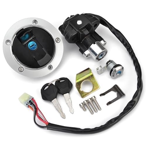 RFVBG Zündschalter Tankdeckel, for Sitz, Schlossschlüsselsatz, for GSXR600 GSXR750 GSX R600 R750 GSX1250F Bandit 1250 37101-16840 37101-16860 37000-29880 37000-18870 Zündschlüssel RFVBG Zündschalter Tankdeckel, for Sitz, Schlossschlüsselsatz, for GSXR600 GSXR750 GSX R600 R750 GSX1250F Bandit 1250 37101-16840 37101-16860 37000-29880 37000-18870 Zündschlüssel von RFVBG