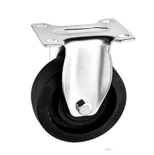 1 Stück 3"/4"/5" mittelschwarz hochtemperaturbeständig 220°C Rollen Ofen Lenkrolle mit Bremsrad Nylon(Directional,4 inch) von RFXOGTYFZ