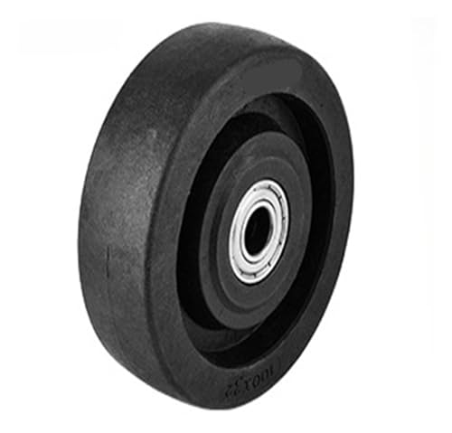 1 Stück 3"/4"/5" mittelschwarz hochtemperaturbeständig 220°C Rollen Ofen Lenkrolle mit Bremsrad Nylon(Single,3 inch) von RFXOGTYFZ