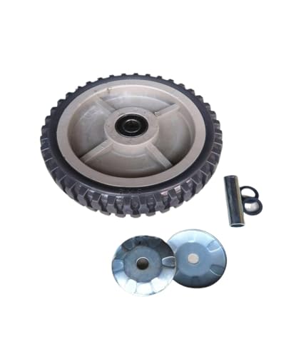 1 stück 8 zoll Caster Heavy Duty Anti-Skid Einzel Rad Grau Kleber Anti-Wicklung Flache Stick Push von RFXOGTYFZ