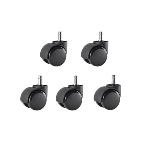 10mm/11mm 2 zoll sicherungsring/Schraube Pu Bürostuhl rollen Große Schwenk Räder Leise(Circlip-black-11mm) von RFXOGTYFZ