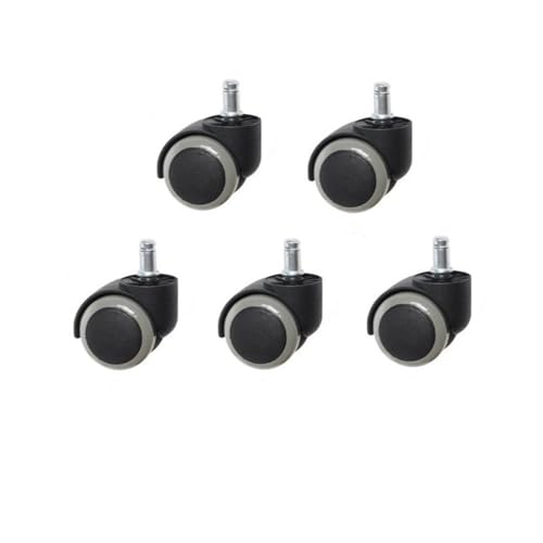 10mm/11mm 2 zoll sicherungsring/Schraube Pu Bürostuhl rollen Große Schwenk Räder Leise(Circlip-gray-11mm) von RFXOGTYFZ