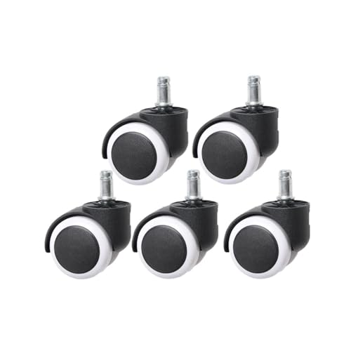10mm/11mm 2 zoll sicherungsring/Schraube Pu Bürostuhl rollen Große Schwenk Räder Leise(Circlip-white-11mm) von RFXOGTYFZ