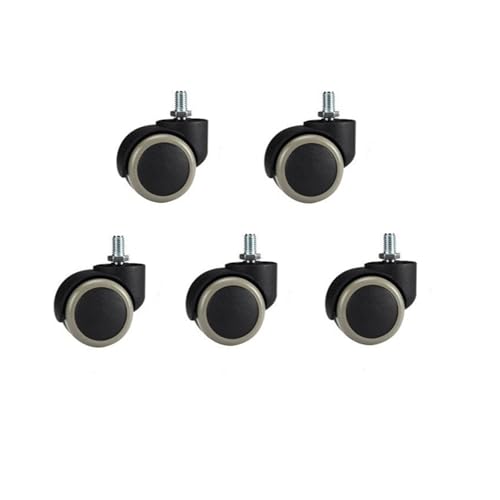 10mm/11mm 2 zoll sicherungsring/Schraube Pu Bürostuhl rollen Große Schwenk Räder Leise(Screw-gray-10mm) von RFXOGTYFZ