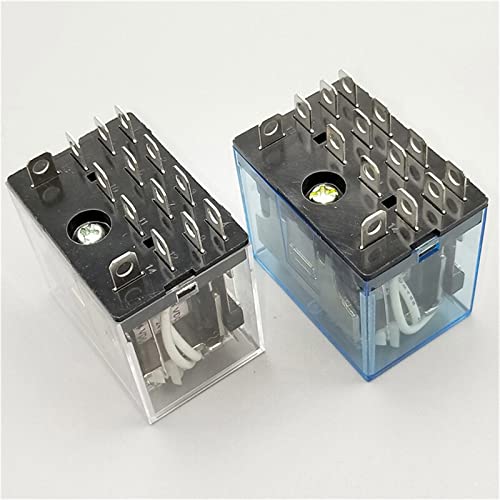 20 Stück LY4NJ HH64P Mini-Relais P143 14-polig 10 A mit LED-Zwischenrelais 12 VDC 24 VDC 220 V 10 A Allzweck-Schaltrelais von RFXOGTYFZ