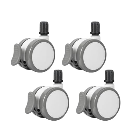 4 PCS/Charge Walker Caster Möbel Zubehör Pulley Rahmen Rohr Bremse Rad(25mm) von RFXOGTYFZ