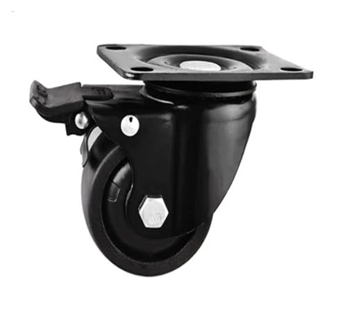 4 Teile/los 2 zoll/2,5 zoll/3 zoll Niedrigen Mitte der rollen Mechanische Ausrüstung Schrank Bremse Räder Industrie Nylon(Brake,2.5 Inch) von RFXOGTYFZ