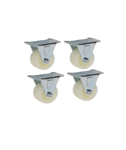 4 Teile/los 2 zoll Industrielle Rad Weiß Pp Bockrolle Richtungs verschleiß-Beständig von RFXOGTYFZ