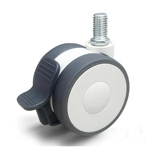 4 Teile/los 3-zoll Instrument Schönheit Instrument Stille TPR Caster/Monitor Hand Push Doppel-Stück Caster/Caster(Brake,M10x15mm) von RFXOGTYFZ