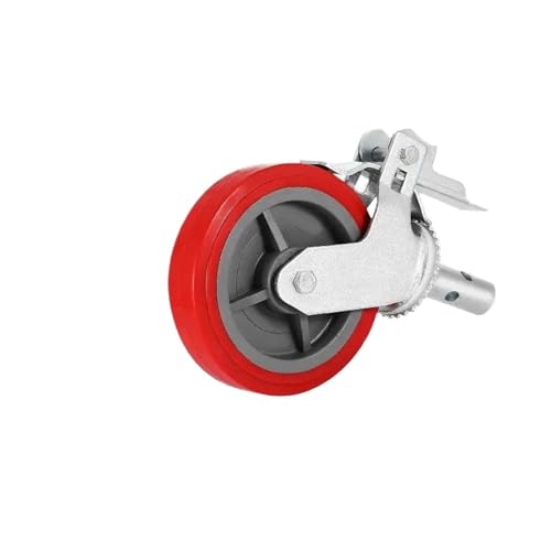 4er-Set Gerüsträder, 8 Zoll, Polyurethan, Lenkrollen, 3200 lbs, mit Bremse, for Ersatzregale und Werkbank 4er-Set Gerüsträder, 8 Zoll, Polyurethan, Lenkrollen, 3200 lbs, mit Bremse, for Ersatzregale und Werkbank von RFXOGTYFZ