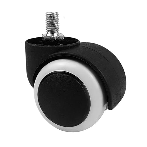 5er-Pack 2-Zoll-Drehstuhlräder Bürorollen Computerzubehör Leise(Screw-white) von RFXOGTYFZ