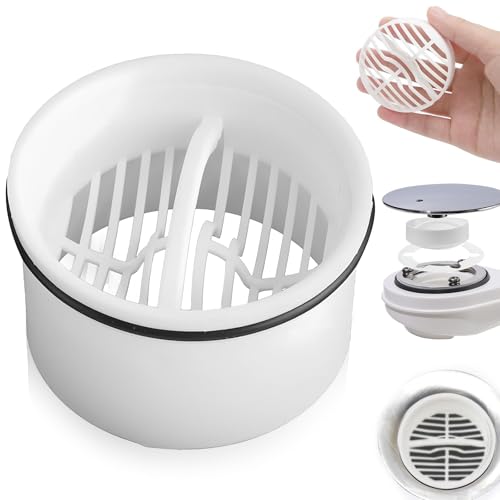 Haarfänger Dusche, Abflusssieb Dusche Haarfilter Duschablauf Siebeinsatz Kompatibel Ablaufgarnitur 6960, 6963, 6961, 6962 Haarsieb Ersatz Tauchrohr für Waschbecken Badezimmer von RFYTDCF