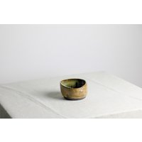 Handgefertigte Schale/Blumentopf | Ø 9 cm Aus Keramik in Braun Und Schwarz von RFeldmannEntwurf