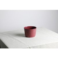 Handgefertigter Becher/Schüssel Pflanztopf Aus Keramik in Rosa von RFeldmannEntwurf