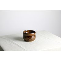 Handgefertigter Blumentopf | Ø 10 cm Aus Keramik in Braun Und Schwarz von RFeldmannEntwurf
