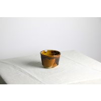 Handgefertigter Blumentopf | Ø 9, 5 cm Aus Keramik in Braun Und Beige von RFeldmannEntwurf