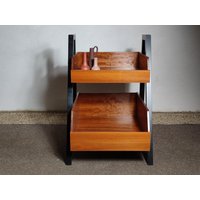 Holz Beistelltisch/Regal - Upcycling Design von RFeldmannEntwurf