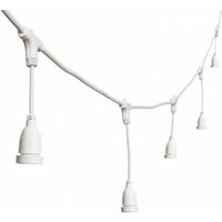 10m Ausziehbare Weisse Lichterkette 10 E27 Lampenfassung Ip44 Innen/aussen 10m Ausziehbare Weisse Lichterkette 10 E27 Lampenfassung Ip44 Innen/aussen von RG