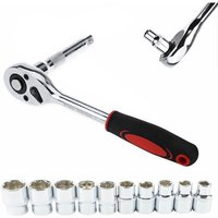 12 Sechskant-Steckschlüssel 1/2, Umschaltbare Steckschlüsselverlängerung, 8–24 Mm von RG