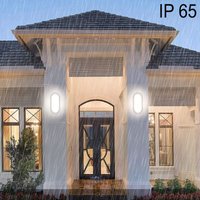 12w Ovale Led-Wandlampe, Kaltlicht 6000k, Innen Und Aussen Fc103 von RG