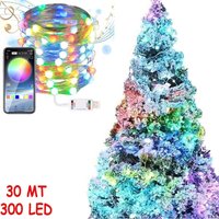 300led-Streifen,30m,bluetooth,rgb,smart-App,weihnachtsbeleuchtung,ip20,baum von RG