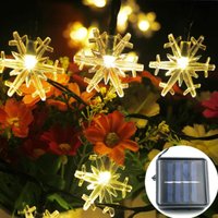 30ledsolarbetriebeneschneeflockenweihnachtslichternaturweißfürdenaußenbereich 30ledsolarbetriebeneschneeflockenweihnachtslichternaturweißfürdenaußenbereich von RG