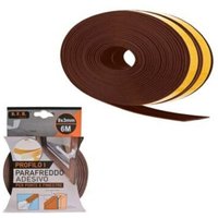 6 Mt Klebedichtung Draft Exclusive Für Türen Und Fenster Braun 0,9 Cm von RG