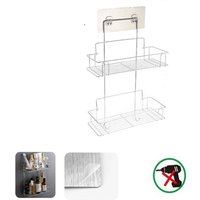 Doppelt Klebendes Wandregal Küchenorganizer Aufbewahrungsregal 03491 von RG