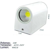 Doppelte Led-Wandlampe 10w Weiss Kaltlicht Up Down Wandlampe Externer Spotlight von RG