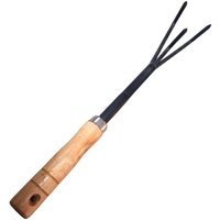 Gartengeräte Rechen 3 Zähne Holzgriff Werkzeuge Gabel Utensilien von RG