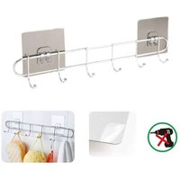 Handtuchhalter Mit 6 Haken Badezimmer Wand Handtuchhaken Home Adhesive 03502 von RG