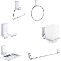Komplettesset6badezimmer-Accessoiresseifenstangewchandtuchhaken03906 von RG