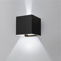Led Cob Wandleuchte 20w Quadratisch Kalt Schwarz Innen Aussen 18 von RG