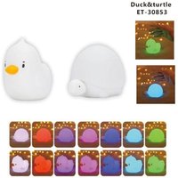 Led Silikon Nachtlicht Für Kinder Nachttisch Rgb Ente Schildkröte von RG