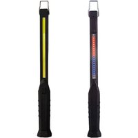 Tragbare Led-Taschenlampe, Wiederaufladbar, Magnethaken, Notfall, Rot/blau, Cob von RG