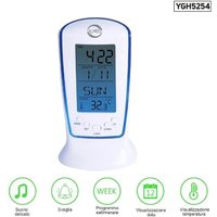 Ygh5254 Digitaler Wecker Mit Beleuchtetem Kalender, Temperatur, Thermometer Ygh5254 Digitaler Wecker Mit Beleuchtetem Kalender, Temperatur, Thermometer von RG