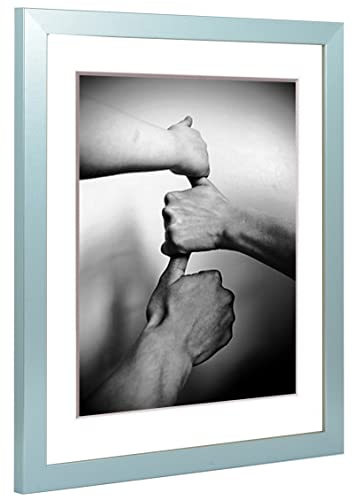 Bilderrahmen Alice mit Passepartout und Acrylglas I Farbe Grün I Rahmen in 50x70 cm I Bildgröße 42x59,4 cm Bilderrahmen Alice mit Passepartout und Acrylglas I Farbe Grün I Rahmen in 50x70 cm I Bildgröße 42x59,4 cm von RG24