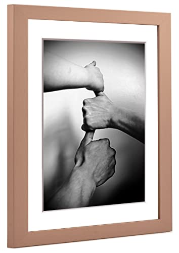 Bilderrahmen Alice mit Passepartout und Acrylglas I Farbe Kupfer I Rahmen in 50x120 cm I Bildgröße 40x100 cm Bilderrahmen Alice mit Passepartout und Acrylglas I Farbe Kupfer I Rahmen in 50x120 cm I Bildgröße 40x100 cm von RG24