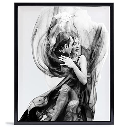 Bilderrahmen Leerrahmen für Leinwand Bilder auf Keilrahmen | Format 100x150 cm Farbe schwarz glanz von RG24