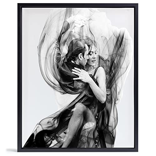 Bilderrahmen Leerrahmen für Leinwand Bilder auf Keilrahmen | Format 24x30 cm Farbe schwarz von RG24